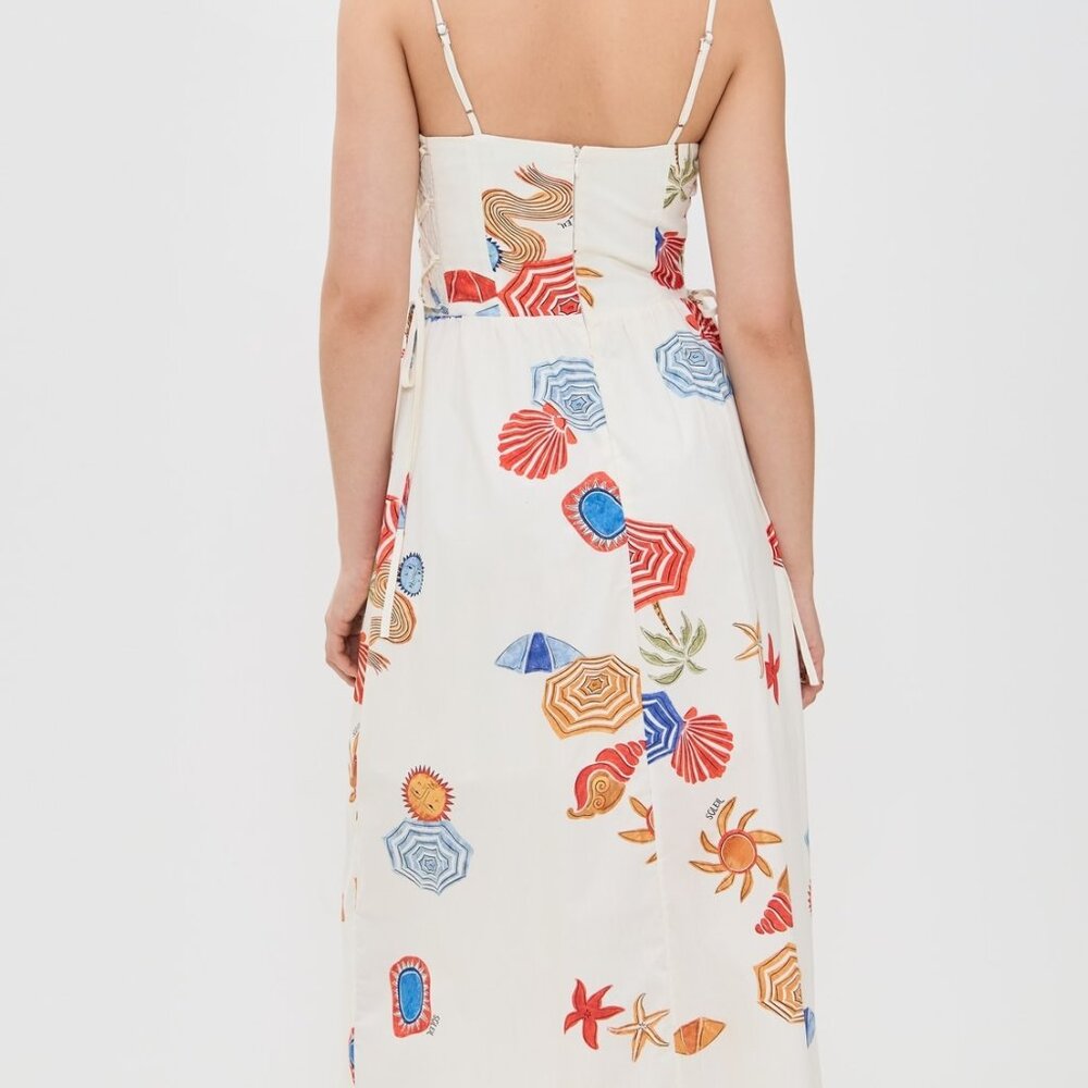 NWT $193 Dress To Sun Print Maxi Dress Size XS - Picture 4 of 5